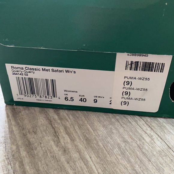 Puma Roma classic met safari, size 9, grey.  Shows wear - Picture 7 of 8